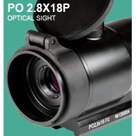 Optical sight PO 2.8X18P